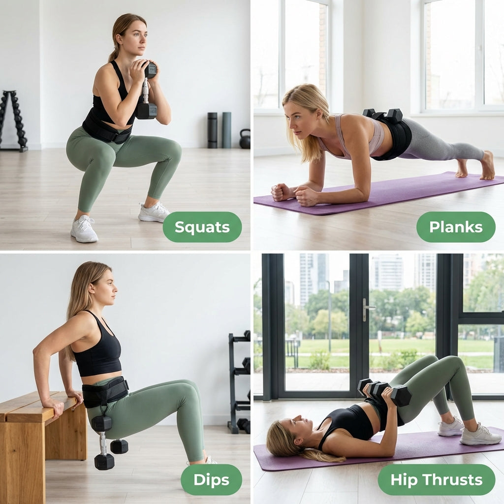 Adjustable Hip Thrust Belt